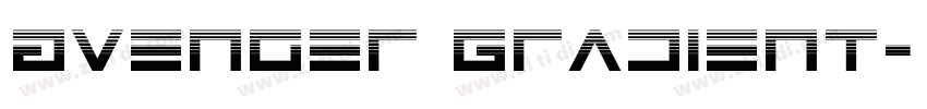 Avenger Gradient字体转换